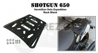 Fit For Royal Enfield Shotgun 650 Vermillion Solo Expedition Rack Plate Black